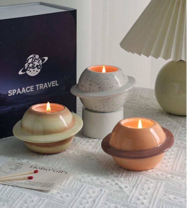eka ceramic home decor candle holder