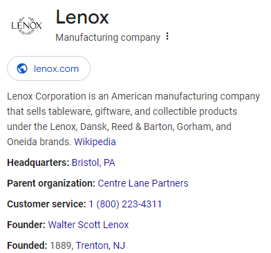 lenox