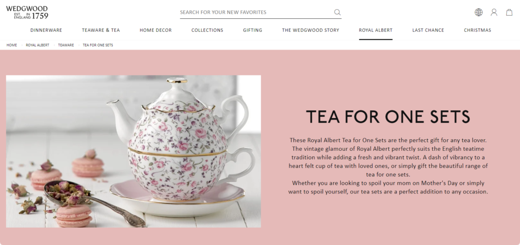 wedgwood tea for one