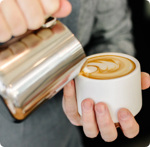 coffee cup for cappuccino