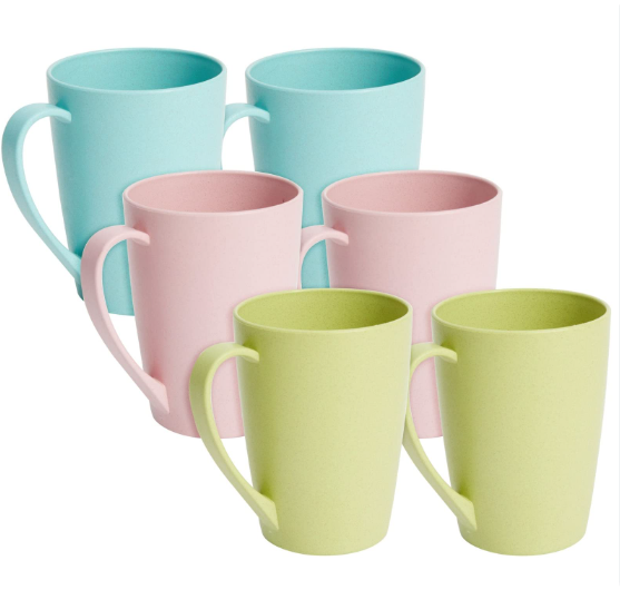 plastic mugs