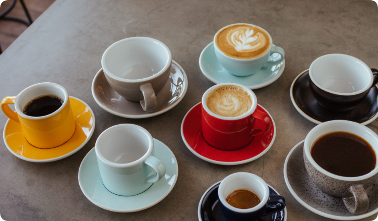 size coffee cup for cappuccino