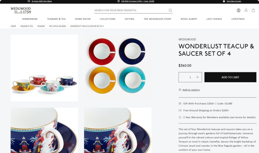 wedgwood cup saucer