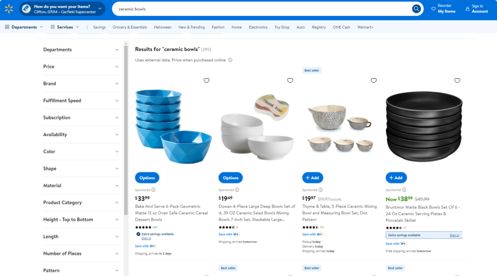 walmart ceramic bowl