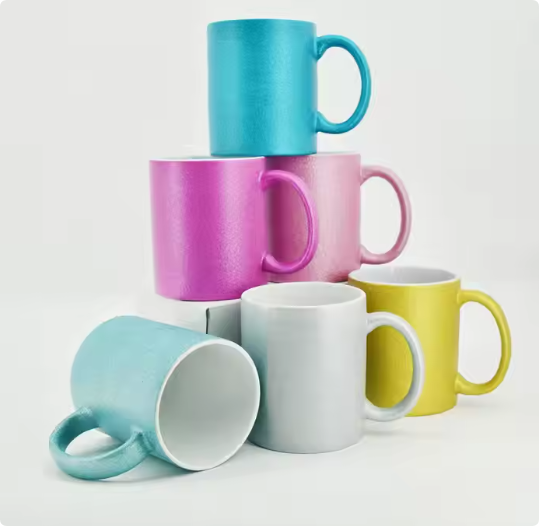 heat transfer multi color mug