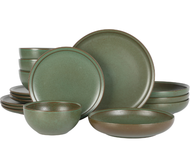 stoneware dinnerware matte glaze