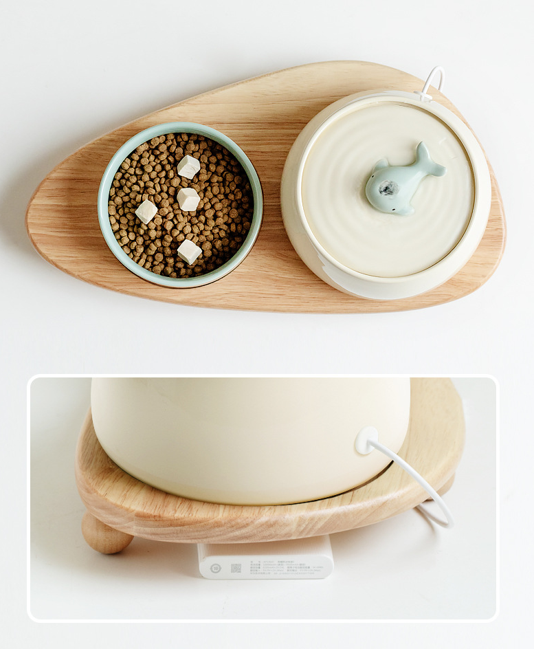 cat ceramic automatic circulation filter water dispenser bowls