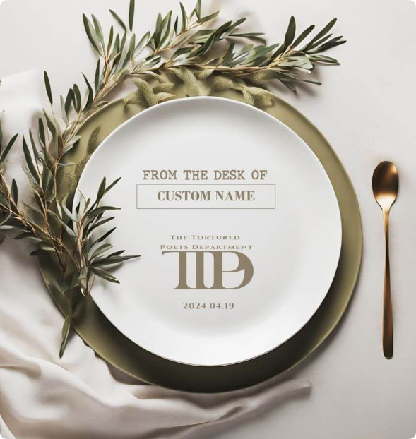 ceramic plates with name