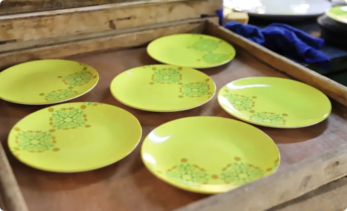eka ceramic plate decal