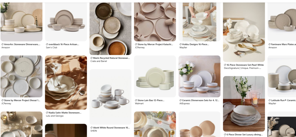 .neutral tones with organic shapes