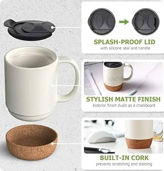 silicone bases wooden ceramic tea mug