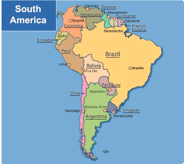 south america