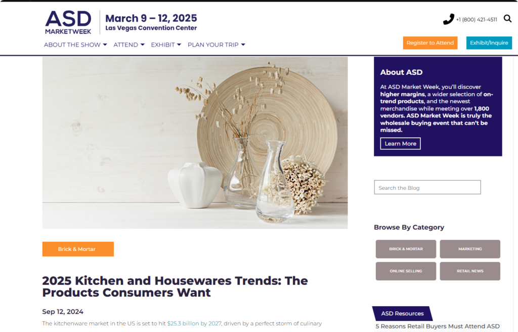 2025 kitchen and housewares trendsthe products consumers want