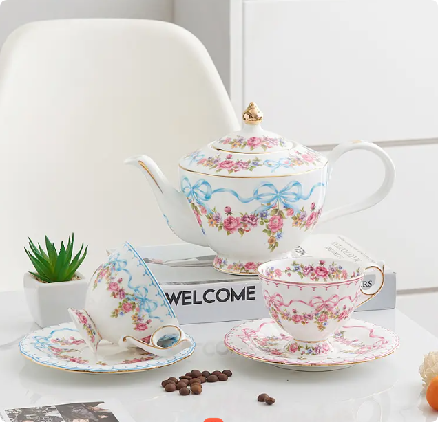 bonechina coffee sets for gift giving
