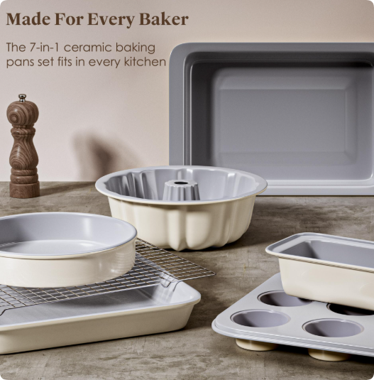 ceramic cake pans