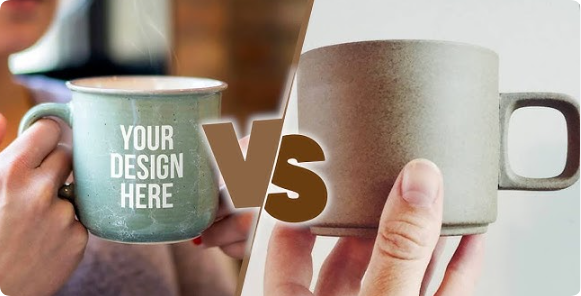 ceramic vs. stoneware mug