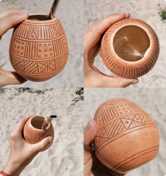chile terracotta cup