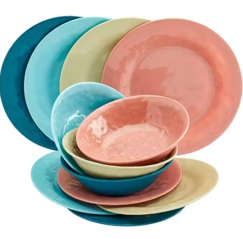 colorful glazed plates target