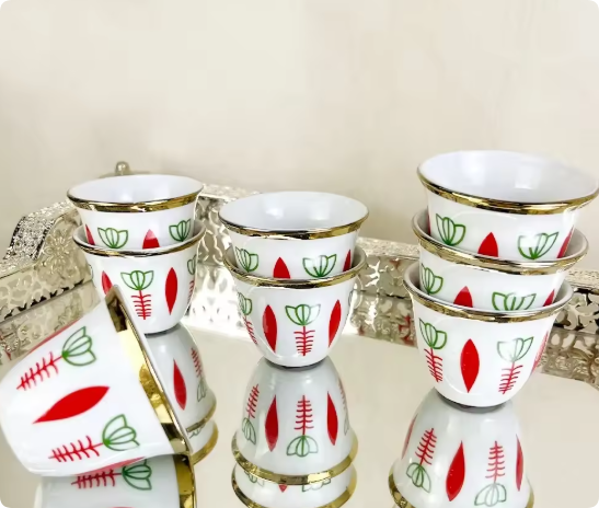 middle east ceramic kawa cup