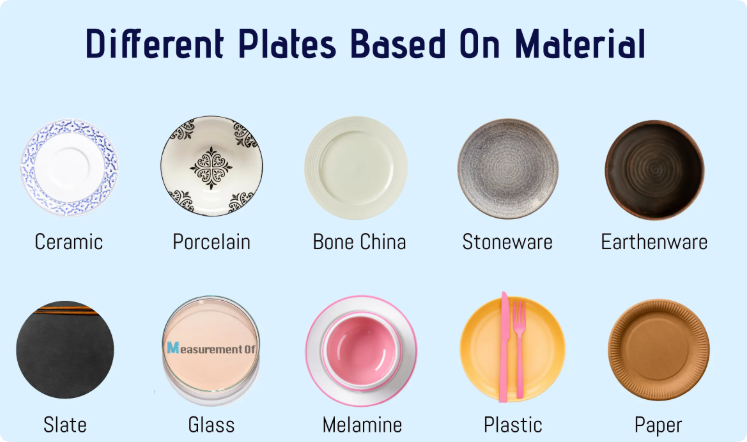 stoneware plates vs other types of plates