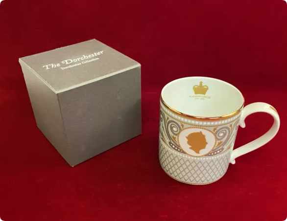 the dorchester hotel mug