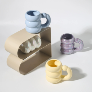 korea ins irregular 420ml chunky couple gifts cup handmade porcelain mug reusable ceramic coffee mug cup