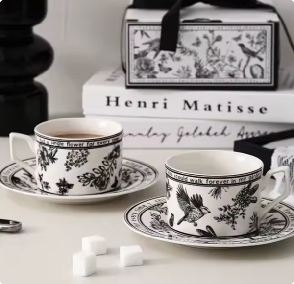 ceramic factory stoneware cloud shape cappuccino cup and saucer gift (copy)