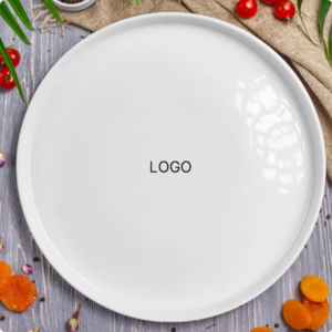 cream style plate ceramic high grade household western food pasta shallow plate tableware plate good looking wholesale plate set (copy)