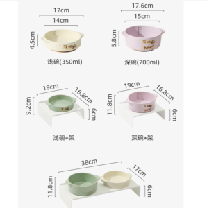 high quality custom logo constant temperature heating ceramic pet water food bowl