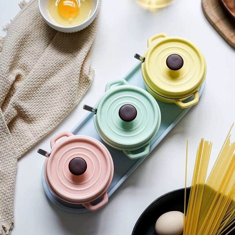 ceramic ramekins set small oven safe baking dishes cups for personal pudding creme serving dip single mini bowls (copy)