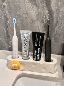 custom silicone toothbrush holder bath accessories creative toothbrush stick stand make up brush holder