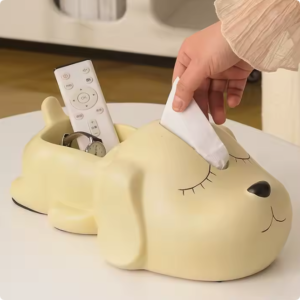 customized nordic household luxury home decoration item ceramic tissue box for home