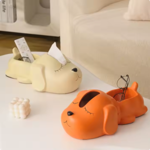 customized nordic household luxury home decoration item ceramic tissue box for home