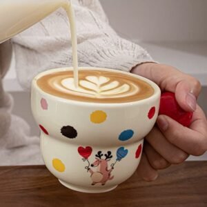 ceramic manufacturer gourd shape korean style porce gift mug