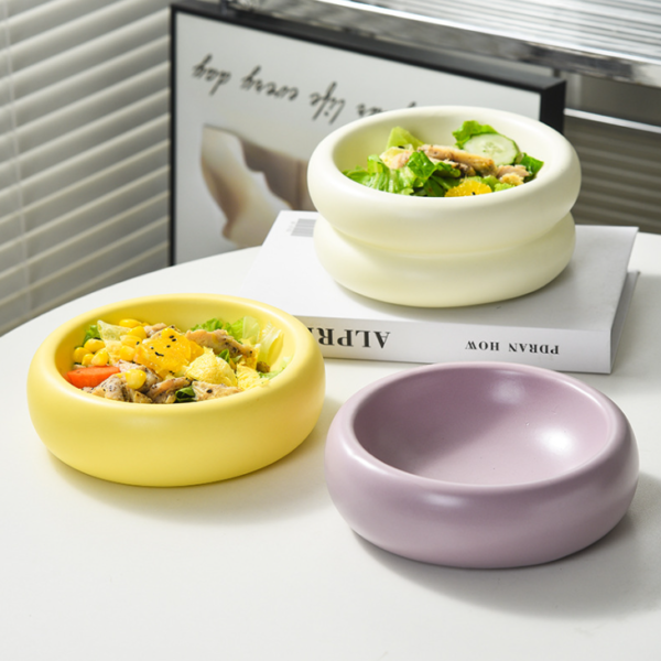 wholesale custom large cute airtight ceramic dog treat jar storage container with lids (copy)
