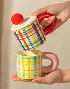 factory advantage price bubble molded dopamine ceramic mug with gift box