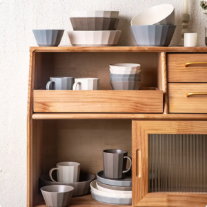 nordic ceramic dishes set household creative simple ins vertical striped plates combination dinnerware tableware wholesale (copy)