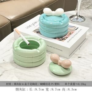 ins ceramic ashtray creative cute personality cartoon small home living room bedroom office ashtray