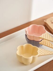 INS Ceramic Bakeware Set Baking Blows Nordic Cute Round Cupcake Souffle Dishes Custom Acceptable for Home Shop As Gift