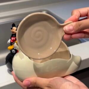 ins home restaurant snail shape glaze ceramic dish set nordic porcelain home decor dishes set