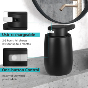 Luxury Porcelain Hand and Dish Soap Dispenser Set Ceramic Bathroom Products Accessories Set Liquid Hand Wash Dispenser