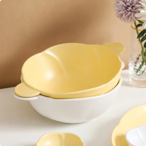 matte surface ceramic dinnerware set with embossed pattern porcelain plate bowl and sauce dish for daily home use color enamel