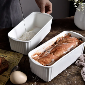 customized rectangular pans nordic bakeware cookware sets microwave oven safe bakeware tray pans ceramic baking tray (copy)