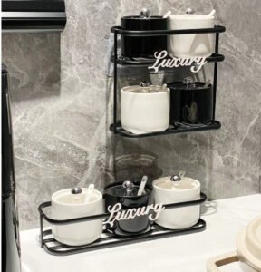 modern kitchen seasoning jar nordic colorful ceramic seasoning jar creative kitchen household seasonings jar