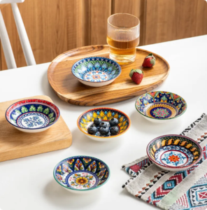 ins home restaurant snail shape glaze ceramic dish set nordic porcelain home decor dishes set (copy)