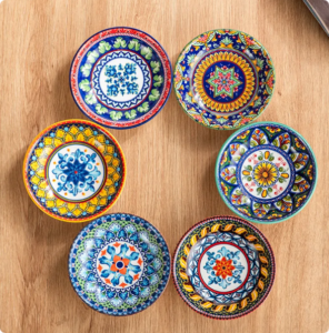 ins home restaurant snail shape glaze ceramic dish set nordic porcelain home decor dishes set (copy)