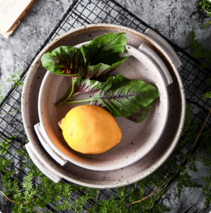 New Arrival Ceramic Round Baking Pan 7Inch 8inch Eco-friendly Roasting Cooking Ceramic Bakeware Plate Nordic Baking Pan bake