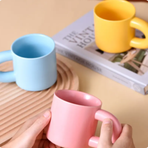 factory advantage price bubble molded dopamine ceramic mug with gift box