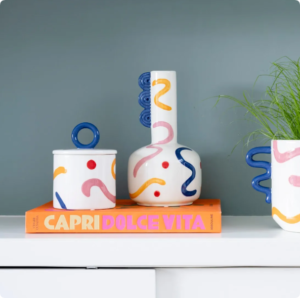 nordic ceramic candle jar creative ceramic jar with lid candy storage for home bathroom decor ceramic jar for storage