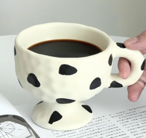 nordic ins 200ml handmade porcelain beige mini handmade porcelain tea mug reusable glazed ceramic coffee cup